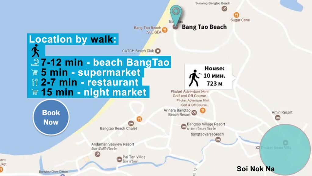 Aquatoria Phuket Bangtao Villa Surin Beach  Eksteriør billede